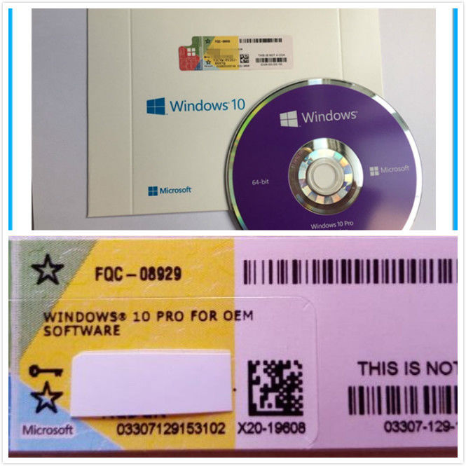 Windows 10 Pro Software OEM Box DVD with coa License , online activation