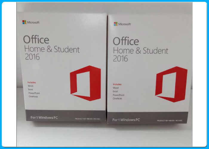 Microsoft Office 2016 Home and Student license without dvd inside , office 2016 HS retailbox
